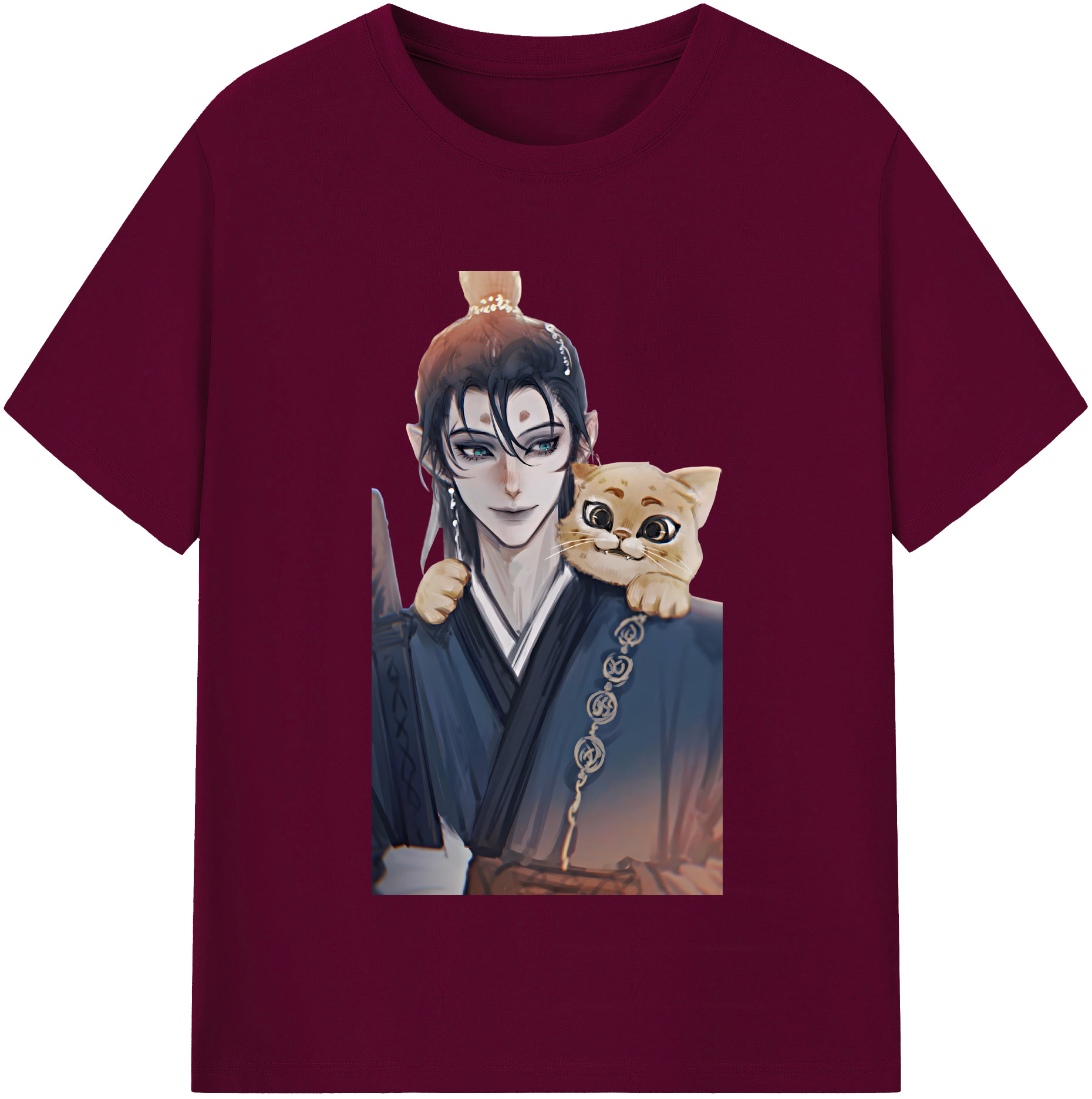 （画像用） Ne Zha 2 ナタ 魔童の大暴れ レディースカジュアルプリントTシャツ（綿100％）